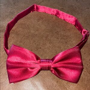 Elegant Red Bow Tie